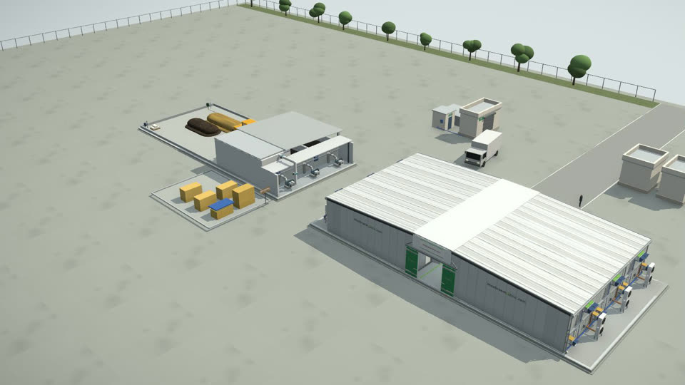 6 rooms · 18 × 40 ft + 1 × 20T compost